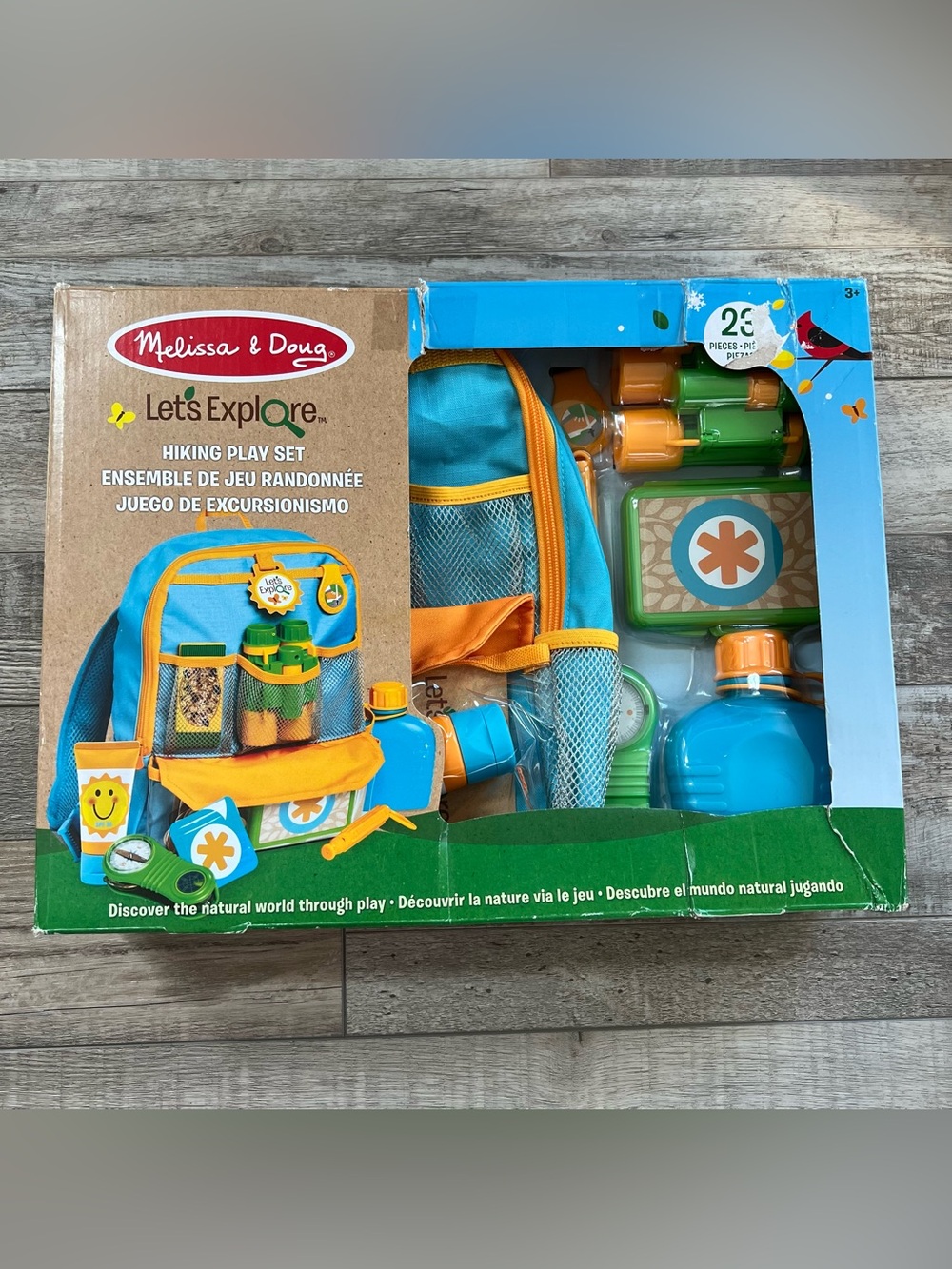 NIB Melissa & Doug Let’s Explore Hiking Play Set